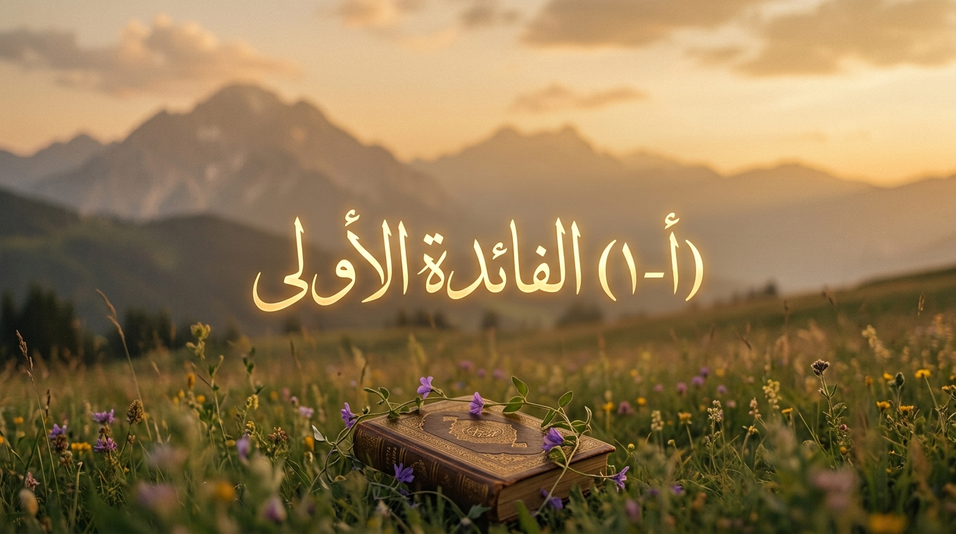 (1-أ) الفائدة الأولى - Image 1